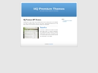 HQ Premium Themes | High Quality Themes for WordPress