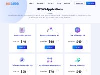 Pricing -HR365 Office 365 HRMS Software | Call Us Now