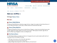 Bureaus   Offices | HRSA