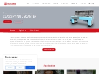 CLASSIFYING DECANTER - Huading Separator