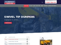 Swivel Tip Dumpers - Hubbway Plant Hire