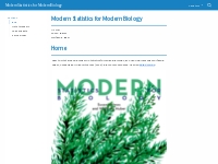 Modern Statistics for Modern Biology