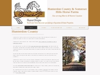 Hunterdon Horse Farms | About Hunterdon County