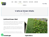 Artifical Vertical Garden | Green Wall Panel   Plant Tile | HVT Interi