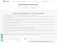 Try for Free MLM Software Demo for all Network Marketing plans