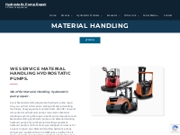 Material Handling - Hydrostatic Pump Repair