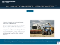 Nationwide Hydraulic Repair Services for all your Hydraulic Pump needs