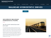 Railroad Hydrostatic Pumps - Hydrostatic Pump Repair
