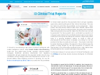 i3 Clinical Trial Reports for Investors, Pharma   HCP Stakeholders