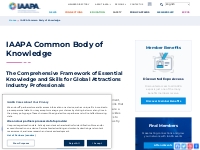 IAAPA Common Body of Knowledge | IAAPA