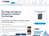 Six Flags Introduces Amazon's Cashless Technology | IAAPA