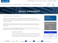 Quality Management | IAASB