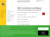 IARU Constitution and Bylaws | International Amateur Radio Union (IARU
