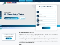 IB Chemistry Tutor | IB Chemistry Classes in India - IB Global Academy