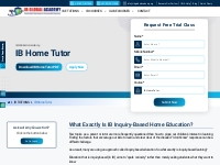 IB Online Home Tutor in Gurgaon, Delhi, India - IB Global Academy