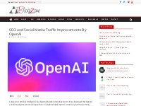 SEO and Social Media Traffic Improvements By OpenAI   iBlogzone.com | 
