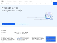 What is IT service management (ITSM)?  | IBM