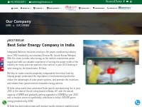 Best Solar Energy Company in India
