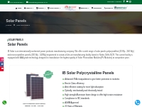 Solar Panels | PV Module | Solar Panel Price | IB Solar