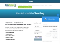 Behavioral Health Charting Software - EHR for Therapists | ICANotes