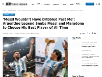 Reinaldo Merlo chooses Pele over Messi: Football 2024