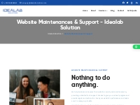 Website Maintenances   Support - Idealab Solution