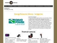 Energy Resource Library - Categories | idlboise.com