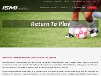 Return to Play | ISMI