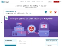 A simple guide on Unit testing in Angular: A Comprehensive Guide for B