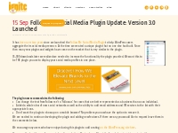 Follow Me Social Media Plugin Update: Version 3.0 Launched | Ignite So