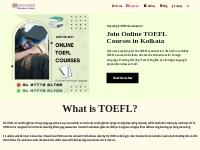 Join the Best Online TOEFL Courses Kolkata, India