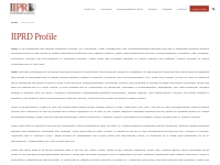 IIPRD Profile | IIPRD