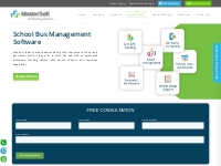 Bus Management Software | School Bus Management System | MasterSoft
