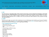 Aim and Scope - International Journal of Engineering and Advanced Tech