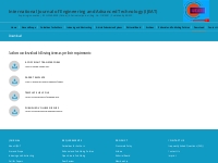 Download - International Journal of Engineering and Advanced Technolog