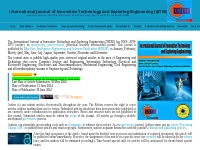 Home - International Journal of Innovative Technology and Exploring En