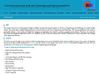 Aim and Scope - International Journal of Recent Technology and Enginee