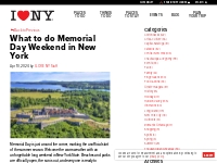 What to Do Memorial Day Weekend in New York