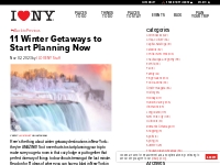 11 New York State Winter Getaways to Start Planning Now