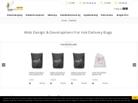 E-commerce Website With Customised PHP Development - Hot Delivery Bags