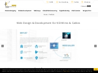 CMS Site With Customised PHP Development For KEI Wires  and Cables