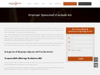 Employer Sponsored Visa | Apply Perth Sponsorship Visa