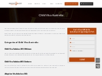 Child Visa Australia | Child dependent visa Australia | Immigration Ag