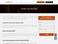 Investor Visa Perth - Apply For Australian Investor Visa