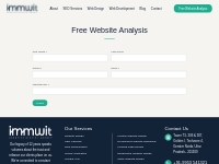 Free Website Analysis - IMMWIT