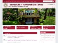 Welcome to The Institute of Mathematical Sciences | The Institute of M