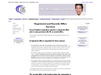 Registered and Records Office Services | Incorporate.ca | Incorporate 