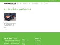 Kubota Mobility Modifications Melbourne - Independence Automotive