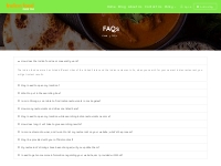 FAQs - Indian Food Near me