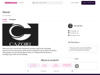 Cazori | Indiegogo